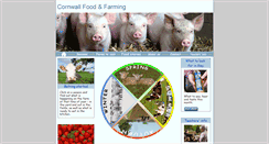 Desktop Screenshot of cornwallfoodandfarming.net